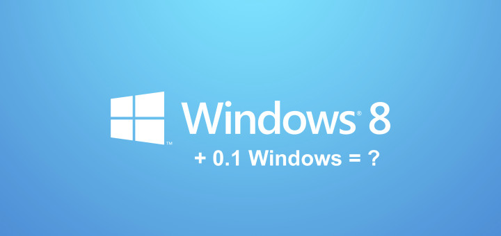 Screenshot: Windows 8 + 0.1 = ?